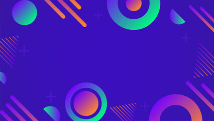 Geometric Abstract Gradient Vector Background