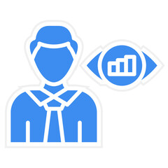 Business Vision Icon Style