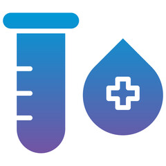 Fototapeta premium Glucose Test Icon