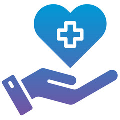 Obraz premium Health Support Icon