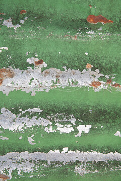 old green rusty tin weathered surface texture