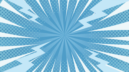 Obraz premium Flat comic style background Design