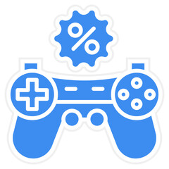Gaming Discount Icon Style