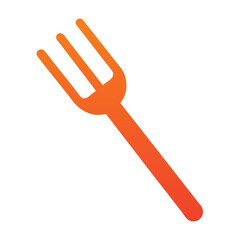 fork icon on white background