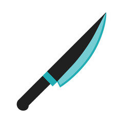 knife icon isolated on white background