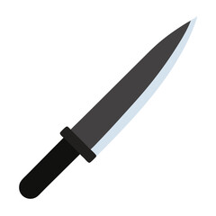 knife icon isolated on white background