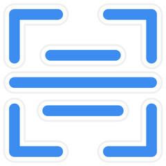 Obraz premium Barcode Icon Style