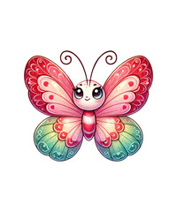 Adorable Kawaii Butterfly Sticker Collection 