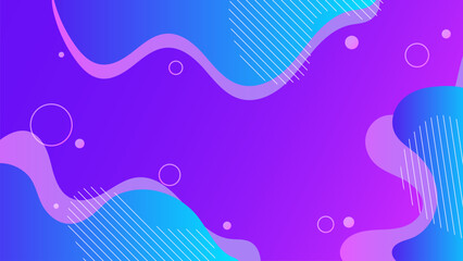 Wave Fluid Gradient Vector Background