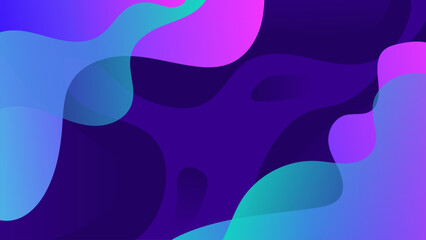 Wave Fluid Gradient Vector Background