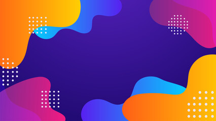 Wave Fluid Gradient Vector Background