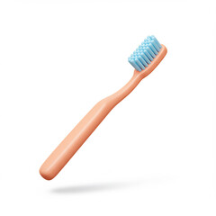 3D Toothbrush in Soft Stylized Render