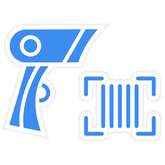 Barcode Reader Icon Style