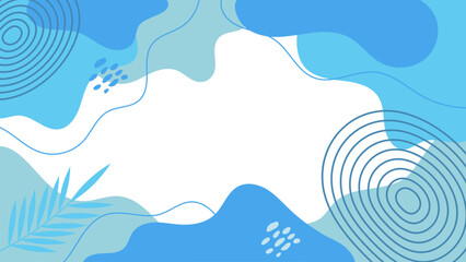 Hand Drawn Flat Vector Background