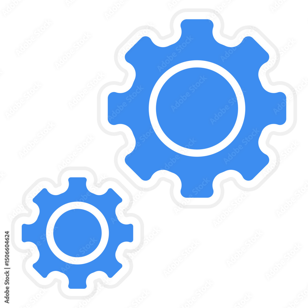 Poster setting icon style