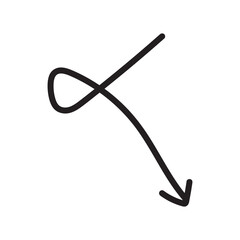 Return Hand-Drawn Arrow - Back Icon