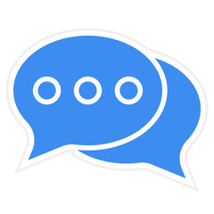 Speech Bubble Icon Style