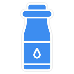 Milk Bottle Icon Style