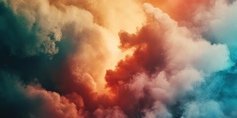 Dramatic Celestial Canvas: A Symphony of Color in the Sky