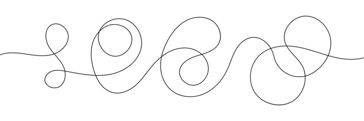 Thin wavy line pattern with flowing curves, undulating abstract background. Squiggle design for subtle. Flat vector illustration isolated on white background. Vector Illustration . EPS 20 . 