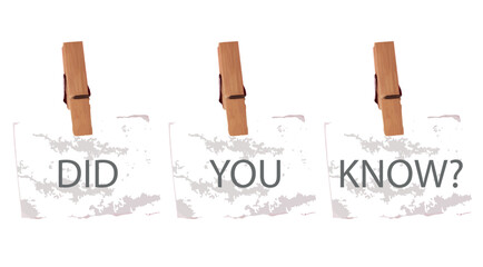 did you know text information sign
