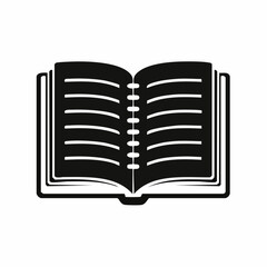 Itinerary Book Silhouette – Travel Planner Icon