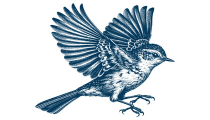 Acadian Flycatcher bird vector