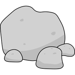 Stone Flat Illustration
