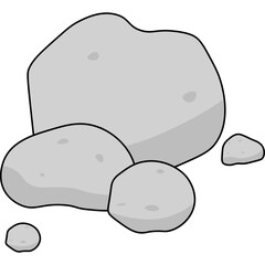 Stone Flat Illustration