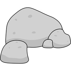 Stone Flat Illustration
