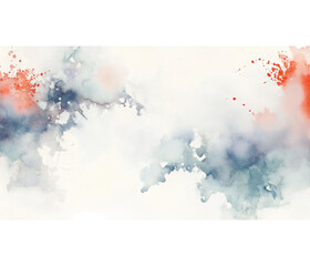 Abstract colorful liquid paint splashes isolated on transparent background, A colorful explosion of paint splatters with watercolor design, Vibrant Multicolor Cloud Explosion Backdrop.