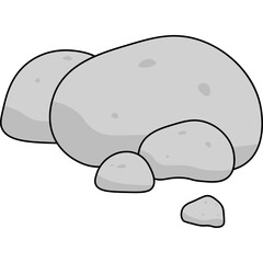 Stone Flat Illustration