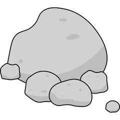 Stone Flat Illustration
