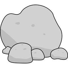 Stone Flat Illustration