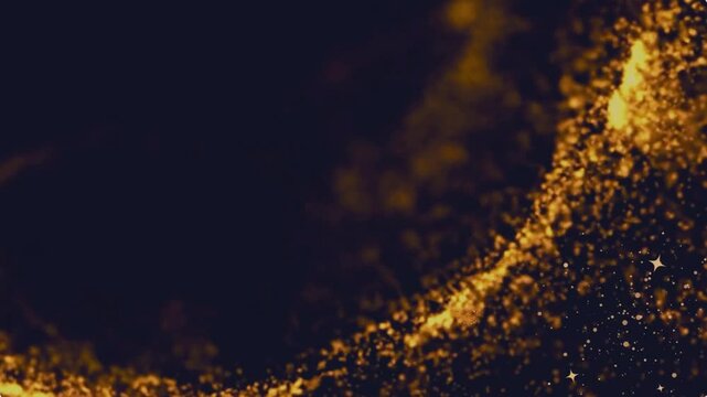 abstract golden dust background