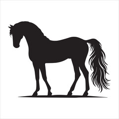 Grazing Horse Silhouettes