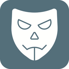 Hacker Mask icon vector image. Suitable for mobile apps, web apps and print media.