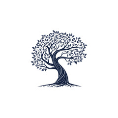 tree logo design vector 