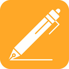 Pen icon vector image. Suitable for mobile apps, web apps and print media.