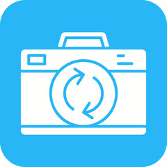 Rear Camera icon vector image. Suitable for mobile apps, web apps and print media.