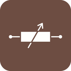 Rheostat icon vector image. Suitable for mobile apps, web apps and print media.
