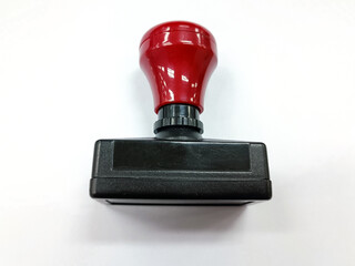 Office inkless stamper isolted on white
