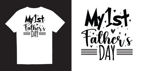 My 1st fathers day tshirt design, Fathers day svg tshirt design, Fathers day SVG bundle, Fathers day svg, Free-ish, daddy svg png, Cut Files for Cricut,Silhouette, dad tshirt design