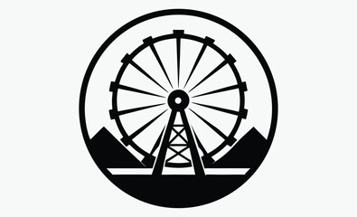 Ferris Wheel Silhouette