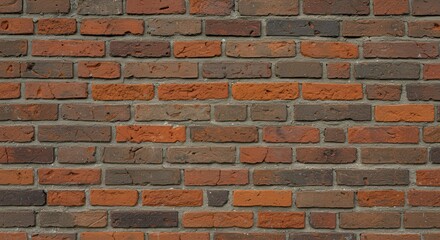 An old brick wall facade with weathered earthy tones