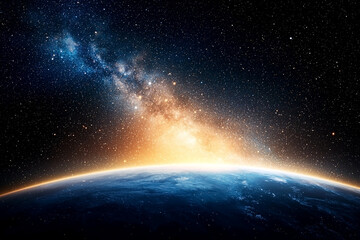 Cosmic Earth Background for Digital and Creative Projects