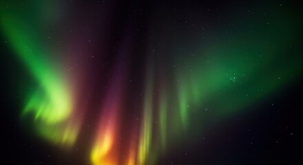 Fototapeta premium Auroras radiant dance a celestial ballet in nights grand theater