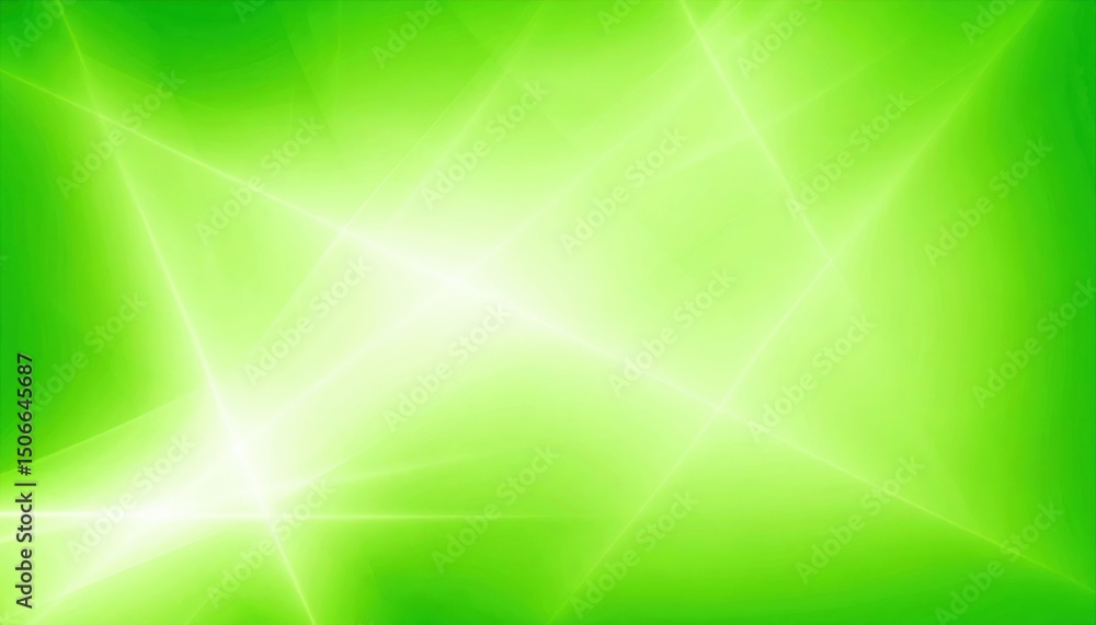Poster dynamic green light effects abstract background digital art vibrant environment close-up visual conc