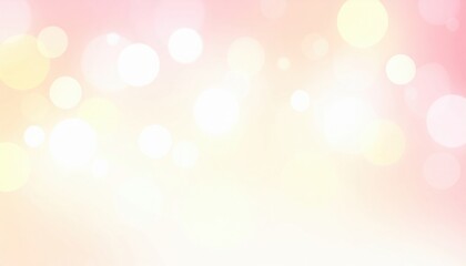 Obraz premium Soft light bokeh effect abstract background digital art warm colors close-up visual art