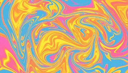 Dynamic abstract swirl art digital art gallery colorful pattern vibrant atmosphere top-down view modern design